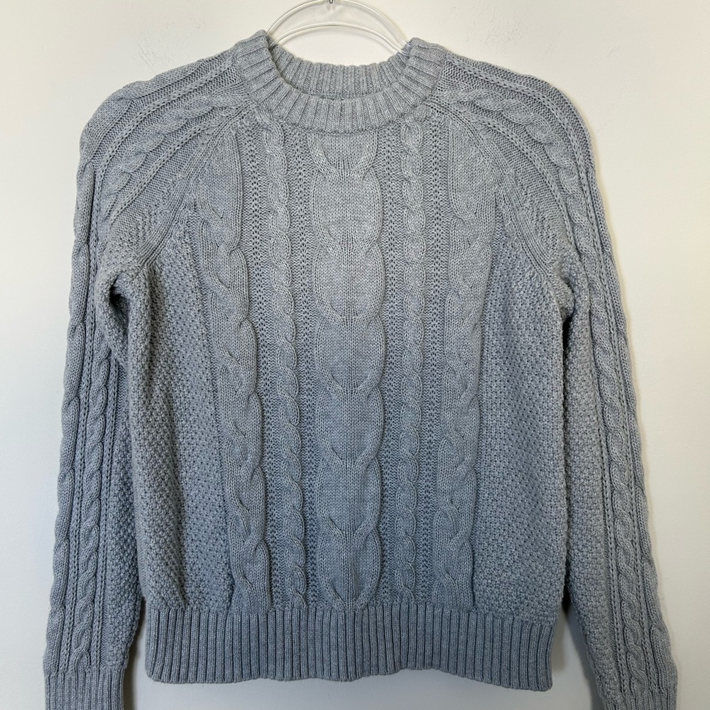 Gap Cotton Cable Knit Chunky Sweater Size XS